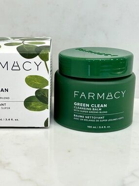 NIB Farmacy Green Clean Cleansing Balm New Packaging Original Scent 3.4 fl oz